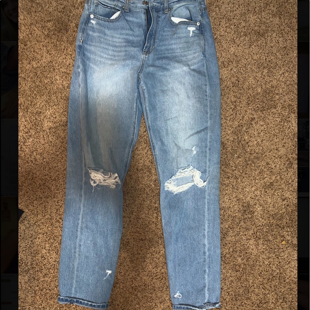 american eagle mom jeans